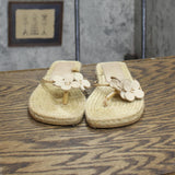 Sam & Libby Womens Vintage Woven Thong Sandals 1673fe593b83ef Brown 6M