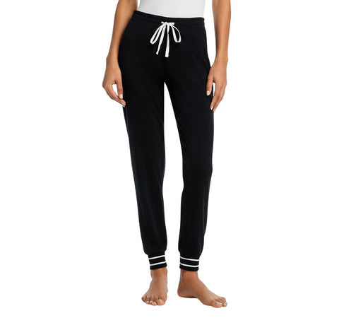 Aqua Womens CozyChic Fleece Pajama Pants RP8FSP Black M