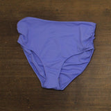 Anne Cole Convertible High Waist Shirred Swim Bottom Periwinkle Blue Purple M