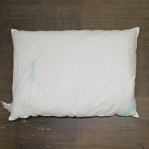 Waverly Down Bed Pillow with 300-Thread Count P2021-160-Q White 36x20