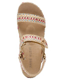 Anne Klein Womens Verse Platform Sandal VERS02F9 Brown Multi 9M