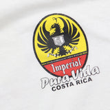 Mens Imperial Pura Vida Costa Rica Graphic T-Shirt Tee White 3XL