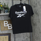 Reebok Womens Graphic Big Logo Tee HB2271 Black S