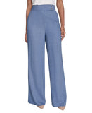 Calvin Klein Faux-Denim High Rise Pants Trousers S54PE785 Indigo Blue 4