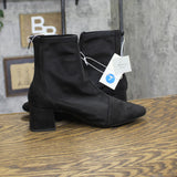A New Day Mesh Block Heel Mid-Calf Booties with Memory Foam 94568456 Black 7M