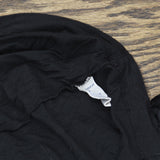 American Eagle Womens Knit Belted Satin Trim MiniDress Black XL