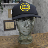 Cardinal Mens Vintage Embroidered 1218 Trucker Snapback Hat Cap Black S/M
