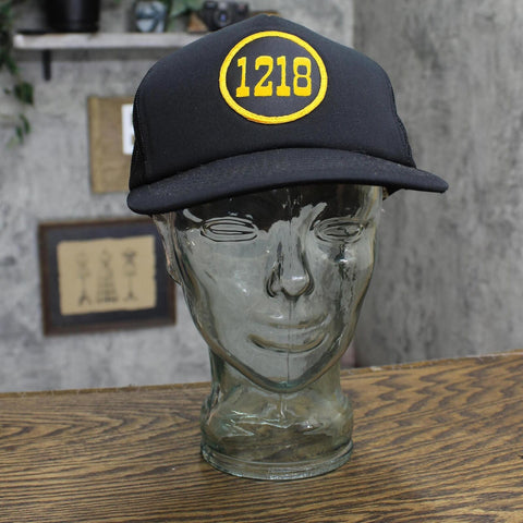 Cardinal Mens Vintage Embroidered 1218 Trucker Snapback Hat Cap Black S/M