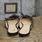 Journee Collection Womens Missie Slip On Square Toe Mules Flats Black 12M