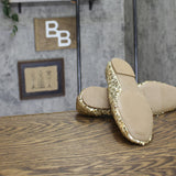 A New Day Womens Sammie Ballet Flats 94685491 Gold Yellow 10M