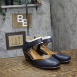 Easy Spirit Block Heel Clarice Wedge Heels SECLARICE Dark Blue 5.5M