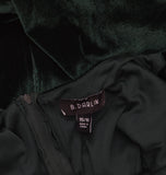 B. Darlin Square Neck Asymmetric Layered Skirt Mini Dress Dark Green 15/16