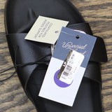 Universal Thread Womens Cameron Single Band Footbed Sandals 89998530 Black 6M