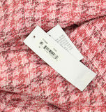 London Times Womens Houndstooth Faux-Wrap V Neck Embellished Dress Pink 18