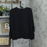 Joan Rivers Womens Button Front Cardigan with Hem A366313 Black 1X
