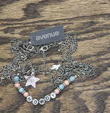 Avenue Howdy Cactus Star Necklaces Silver Gray Multi 17" + 3" 18" + 4" 16" + 3"