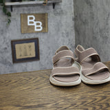 Easy Spirit Docia Double Band Slingback Sandals SEDOCIA2-H Taupe Brown 7M