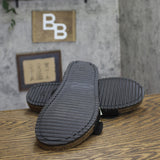 Goodfellow & Co Mens Saul Suede Two Band Sandals Cork 94809739 Black 11