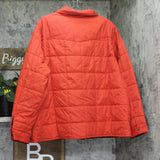 Woolrich X TGT Buffalo Check Lined Quilted Snap-Front Western Shacket Red XL