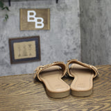 A New Day Womens Floral Studded Sandals Brown 10M