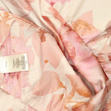 Midnight Bakery Womens 2-Pc. Marion Satin Cami Pajama Set MON140 Creme Pink M