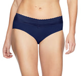 Warner's No Pinching No Problems Dig-Free Comfort Waist Panty 5609J Navy Blue L