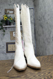 Wild Fable Kenzi Western Boots with Memory Foam Insole Ivory Off White 7.5M