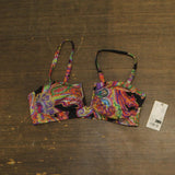 Lauren Ralph Lauren Paisley-Print U-Wire Bikini Swim Top Bordado Black Paisley 8