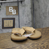 Goodfellow & Co Mens Ian Comfort Flip Flop Thong Sandals Tan Brown M (9-10)