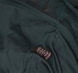 Trixxi Juniors Tie-Waist Ruffled Jacquard Dress Belted 26EB4278FI Hunter Green S