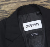 Opposuits Big Boys Slim Fit Solid 3-Piece Suit OSTB-0008 Black Knight 12 Years