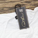 Dg2 By Diane Gilman Womens Mixed-Media Easy Tank 520772 Off White 2X