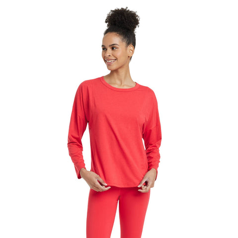 All In Motion Womens Leggings-Friendly Long Sleeve Top 90612561 Red XL
