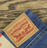 Levi's 726 High Rise Flare Womens Jeans Button Fly Take a Walk Blue 22W