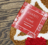 Avanti Linens Non-Skid Holiday Christmas Bath Bathroom Rug Brown Multi 20 x 32