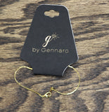 G by Gennaro Womens Fashion Flat Chain Elegant Bracelet Gold Yellow 7.5"