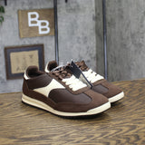 Universal Thread Skyler Jogger Sneakers Double Lace Low Top Brown Multi 6.5M