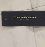 Donna Karan Wide Leg Pinstripe Suit Trousers Cobblestone Brown / Cream 8