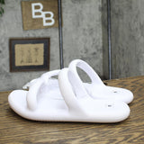 Shade & Shore Womens Ellen EVA Footbed Sandals 89887077 White 7M