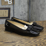 Liz Claiborne Womens Vintage Bow Low Block Heels 167402d83785a2 Black 6M