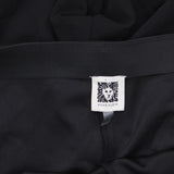 Anne Klein Womens Cropped Lightweight Pull On Embellished Pants Black L