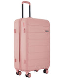 Travelers Club Austin 3-Piece Hardside Suitcase Luggage Set Blush Pink 3-Piece