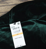 B. Darlin Juniors Sleeveless Velvet A-Line Dress 196Y104 Hunter Green 7/8