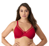 Bali Women's Ultra Light Convertible Full-Coverage Underwire Bra Scarlet Red 36D