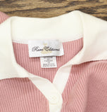 Rare Editions Girls Collared Fit & Flare Sweater Dress F439264 Blush Pink 10