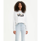 Levi's Women's Floral Graphic Sport Hoodie Sweatshirt 78365194 White M