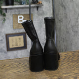 A New Day Pippa Stretch Ankle Boots with Block Heel 87930826 Black 6.5M