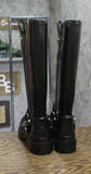 Michael Michael Kors Womens Stormy Rain Boot Harness 40F2STFB5Q Black 8M
