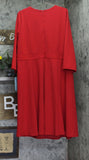 London Times and Special Occasions-Versatile Wedding Guest Dresses Savvy Red 20W