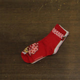 High Point Design Womens Strawberry Shortcake 3-Pack Mid Crew Socks Pink Multi S